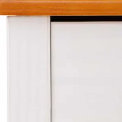 Wohnen Massiver Nachttisch mit Fach & Schublade - Ucledia