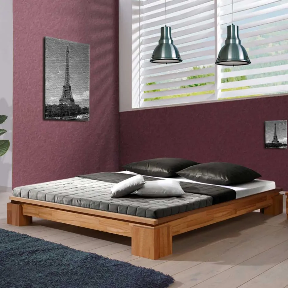 Massives Bett Trambona für Dachschrägen^Wohnen Best