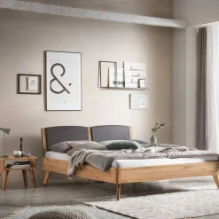 Massives Bettgestell aus Wildbuche 140x200 - Telgada^Wohnen Discount