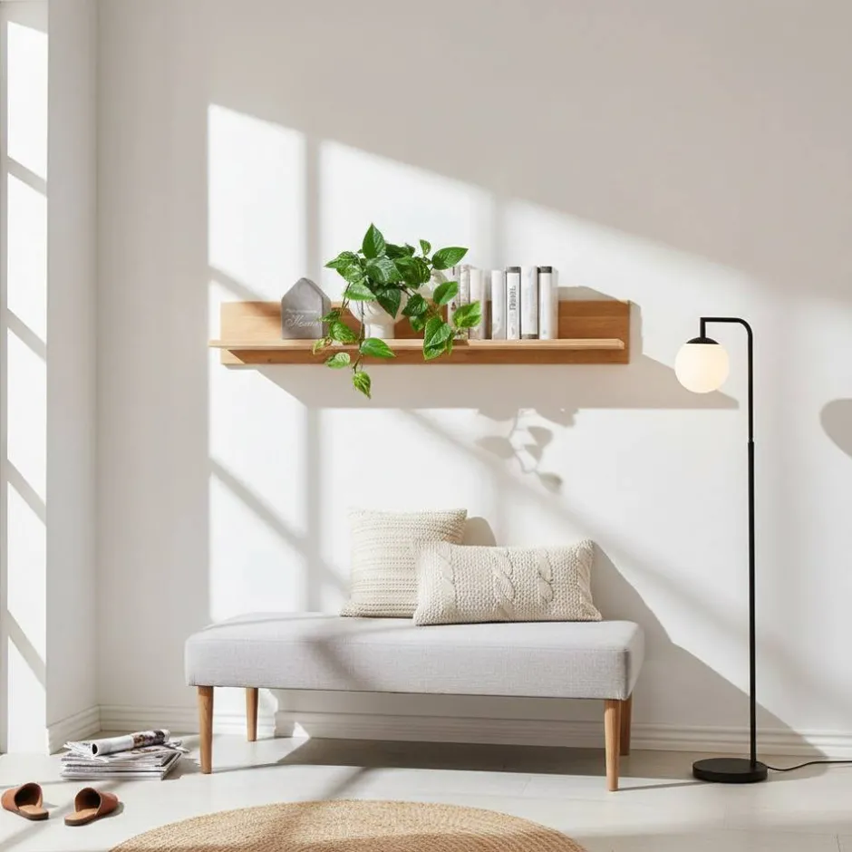 Massives Eiche Wandboard in drei Breiten - Teano^Wohnen Online