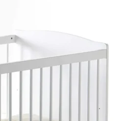 Wohnen Massivholz Babybett Narcisso in Weiß