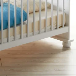 Wohnen Massivholz Babybett Narcisso in Weiß