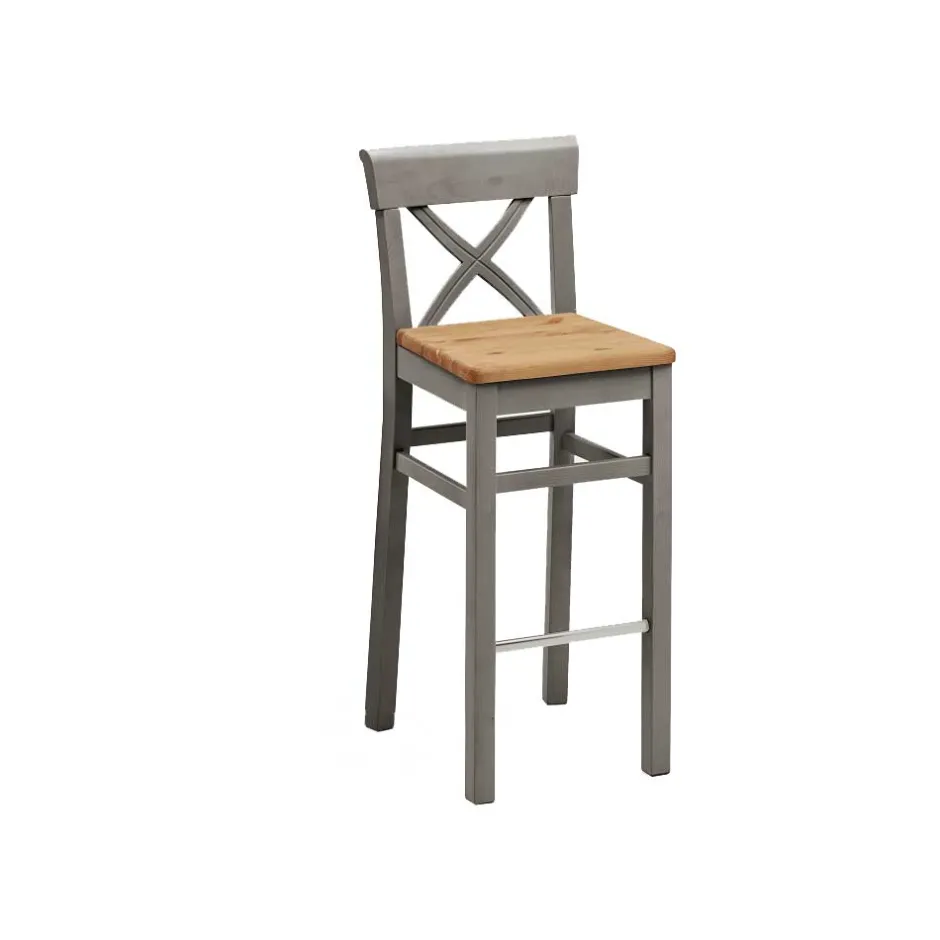 Massivholz Barstuhl Jytte im Landhausstil^Wohnen Sale