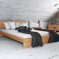 Massivholz Bett Barvuda aus Kernbuche^Wohnen Hot