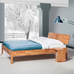 Massivholz Bett Narkondam aus Kernbuche^Wohnen Hot