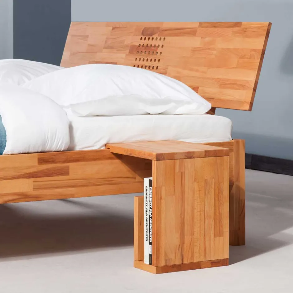 Massivholz Bett Narkondam aus Kernbuche^Wohnen Hot