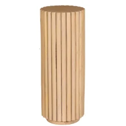 Massivholz Blumensäule aus Mangobaum - Marzias^Wohnen