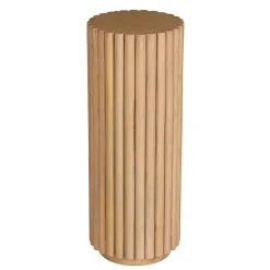 Massivholz Blumensäule aus Mangobaum - Marzias^Wohnen