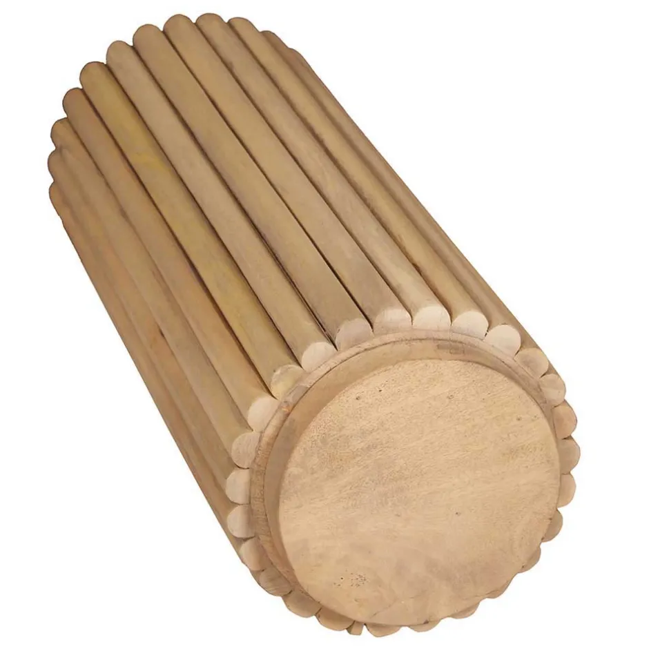 Massivholz Blumensäule aus Mangobaum - Marzias^Wohnen