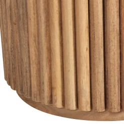 Massivholz Blumensäule aus Mangobaum - Marzias^Wohnen