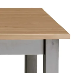 Wohnen Massivholz Esstisch Ziamora in Grau Kiefer