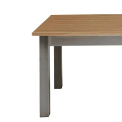 Wohnen Massivholz Esstisch Ziamora in Grau Kiefer