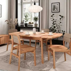 Wohnen Massivholz Esszimmertisch zum Ausziehen - Lana