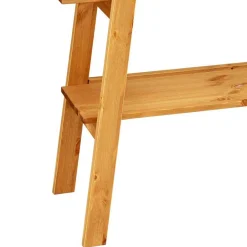 Wohnen Massivholz Garderobe stehend mit Ablagen - Bienno