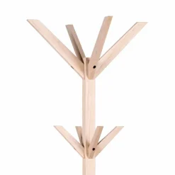 Massivholz Garderobenständer in White Wash - Vaxos^Wohnen Outlet