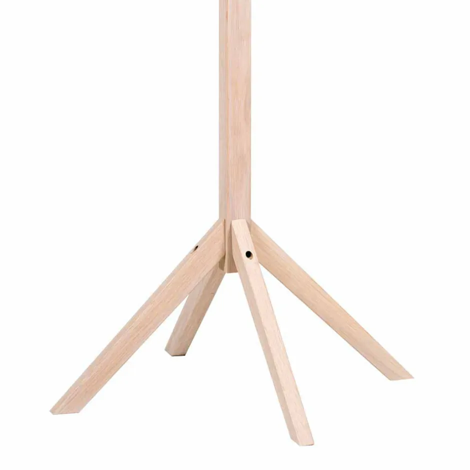 Massivholz Garderobenständer in White Wash - Vaxos^Wohnen Outlet