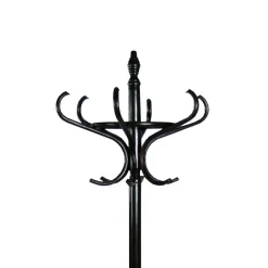 Wohnen Massivholz Garderobenständer in Schwarz - Wega