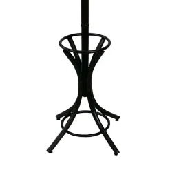 Wohnen Massivholz Garderobenständer in Schwarz - Wega