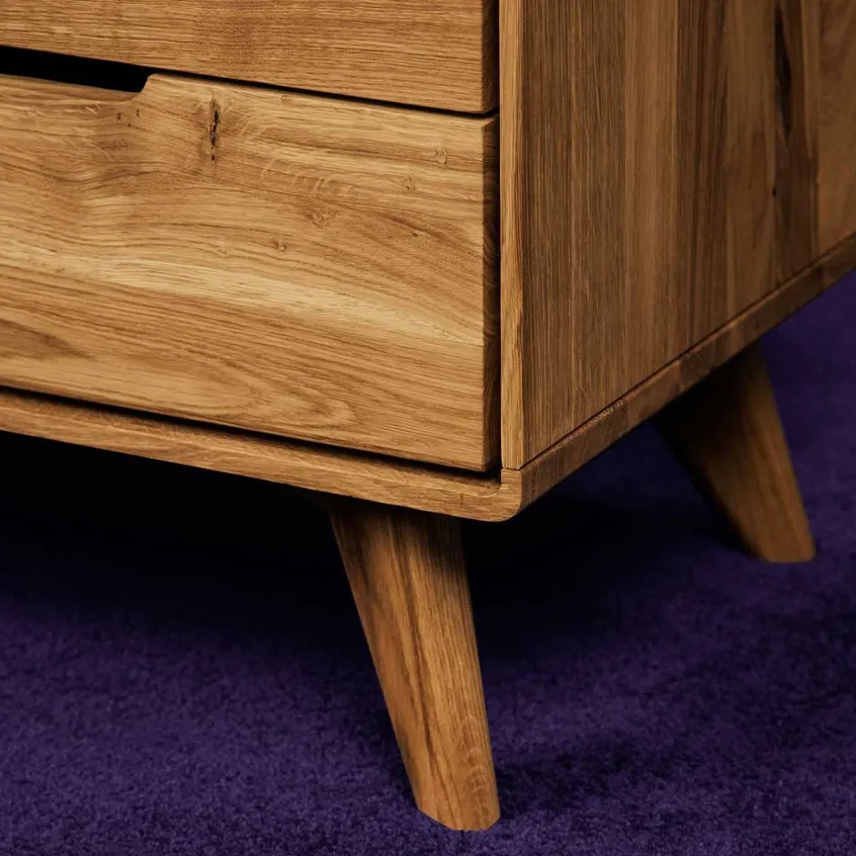 Wohnen Massivholz Kombi-Kommode in Natur geölt - Eavy I