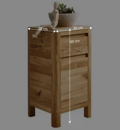 Wohnen Massivholz Kommode Uvinessa 1-türig mit Schublade