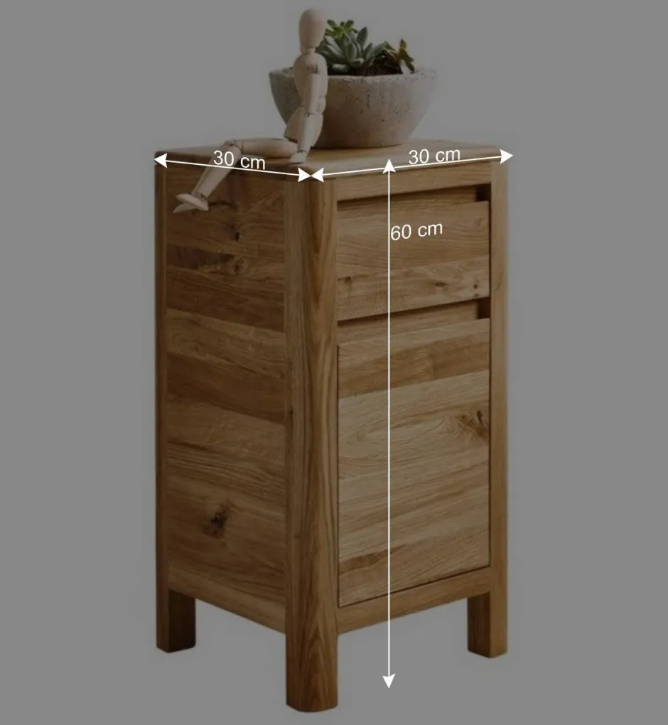Wohnen Massivholz Kommode Uvinessa 1-türig mit Schublade