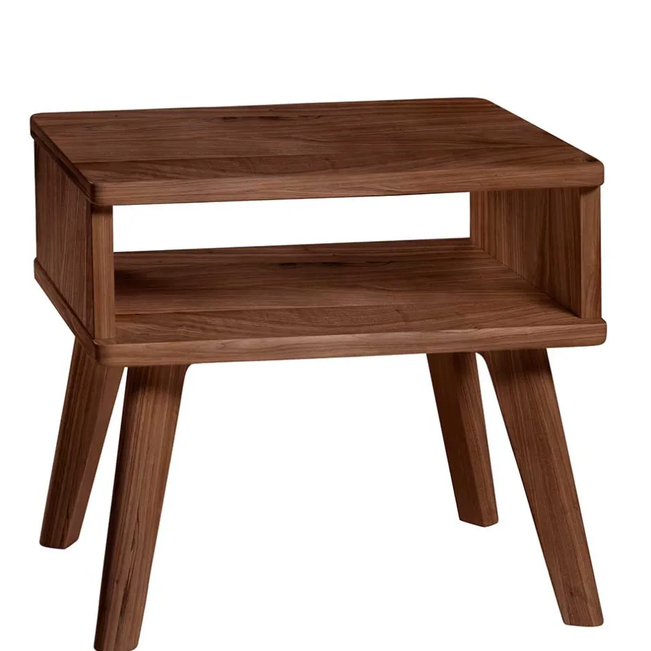 Wohnen Massivholz Nachtkonsole aus Nussbaum - Bordona