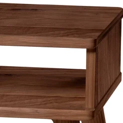 Wohnen Massivholz Nachtkonsole aus Nussbaum - Bordona