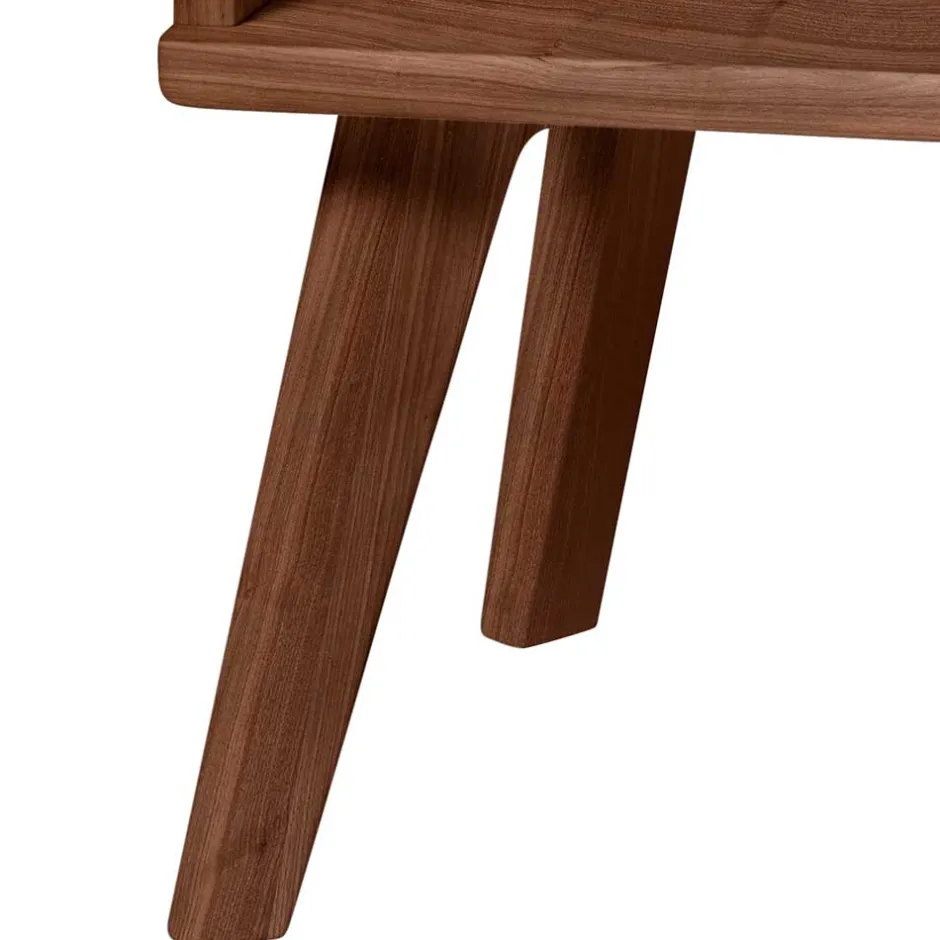 Wohnen Massivholz Nachtkonsole aus Nussbaum - Bordona