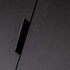 Wohnen Massivholz Schrank in Schwarz - Almery