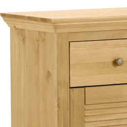 Wohnen Massivholz Schuhschrank mit Lamellentüren - Zavieca