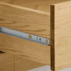 Wohnen Massivholz Schuhschrank mit Lamellentüren - Zavieca