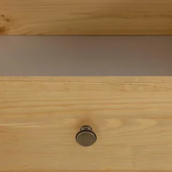 Wohnen Massivholz Schuhschrank mit Lamellentüren - Zavieca