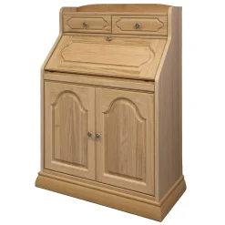 Wohnen Massivholz Sekretär aus Eiche geölt - Catuella