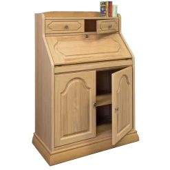 Wohnen Massivholz Sekretär aus Eiche geölt - Catuella