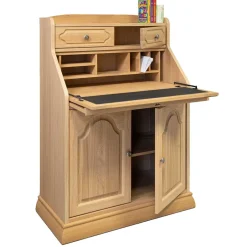 Wohnen Massivholz Sekretär aus Eiche geölt - Catuella