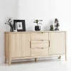 Massivholz Sideboard in Eiche Bianco - Vangus^Wohnen New