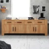 Massivholz Sideboard Mosniak aus Kernbuche geölt^Wohnen Hot