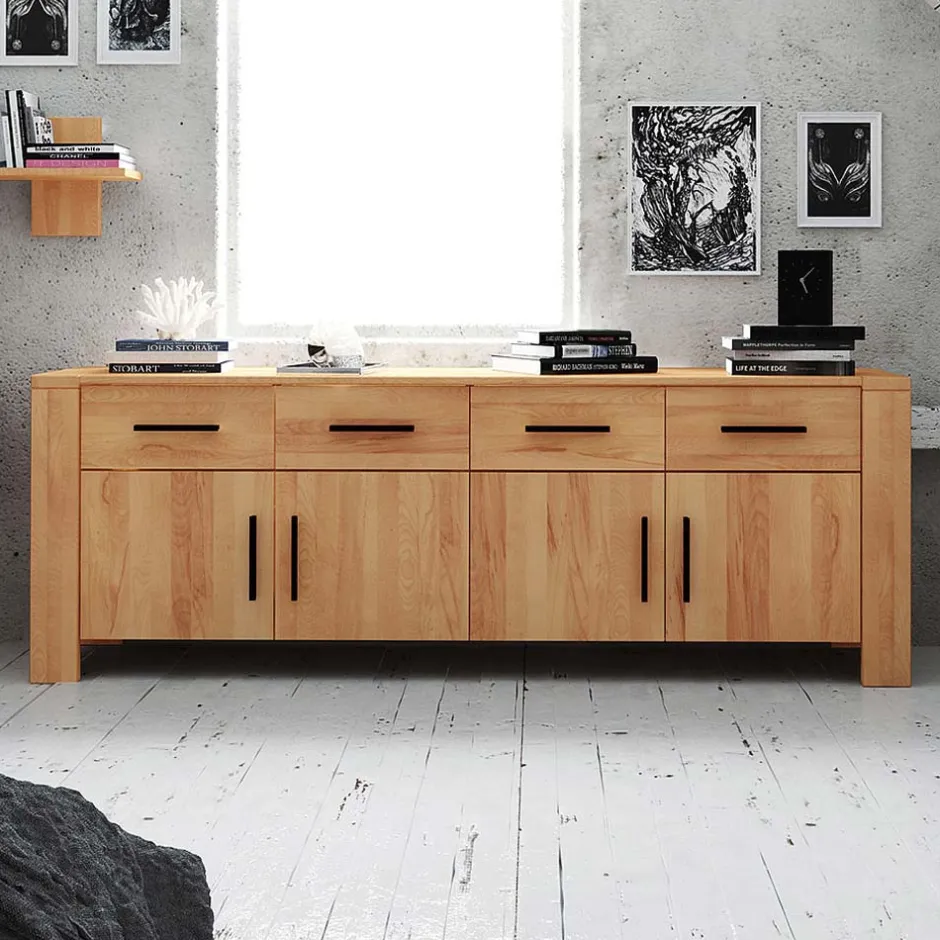 Massivholz Sideboard Mosniak aus Kernbuche geölt^Wohnen Hot