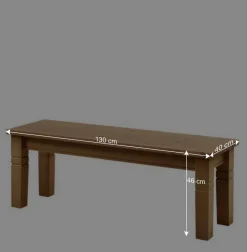 Wohnen Massivholz Sitzbank Piatra aus Kiefer