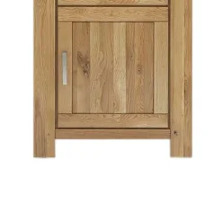 Wohnen Massivholz Vitrine Ladressa aus Wildeiche geölt