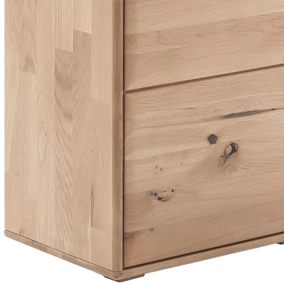 Massivholz Vitrine mit LED Beleuchtung - Azzurian^Wohnen