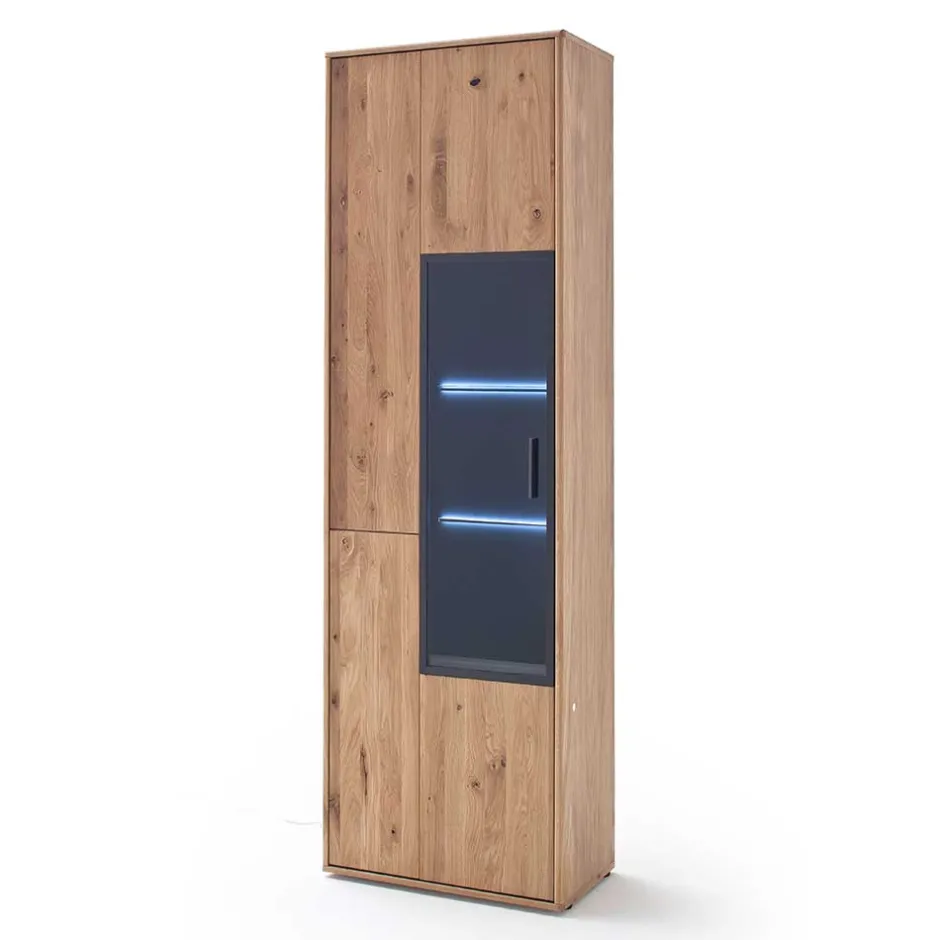 Wohnen Massivholz Wohnwand Möbel Set - Assela (dreiteilig)