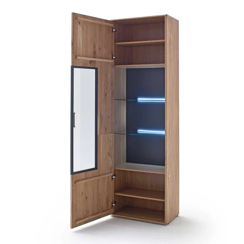 Wohnen Massivholz Wohnwand Möbel Set - Assela (dreiteilig)