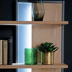 Wohnen Massivholz Wohnwand Möbel Set - Assela (dreiteilig)