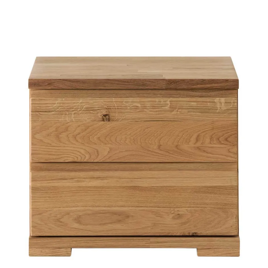 Massivholzbett & 2 Nachtkommoden - Esvilda (dreiteilig)^Wohnen Sale