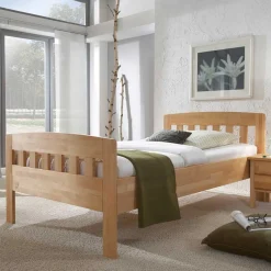 Massivholzbett Francisca aus Kernbuche^Wohnen Sale