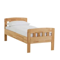 Wohnen Massivholzbett Greeno mit Kopf- und Fußteil