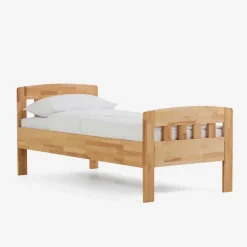 Wohnen Massivholzbett Greeno mit Kopf- und Fußteil