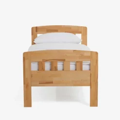 Wohnen Massivholzbett Greeno mit Kopf- und Fußteil