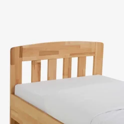 Wohnen Massivholzbett Greeno mit Kopf- und Fußteil